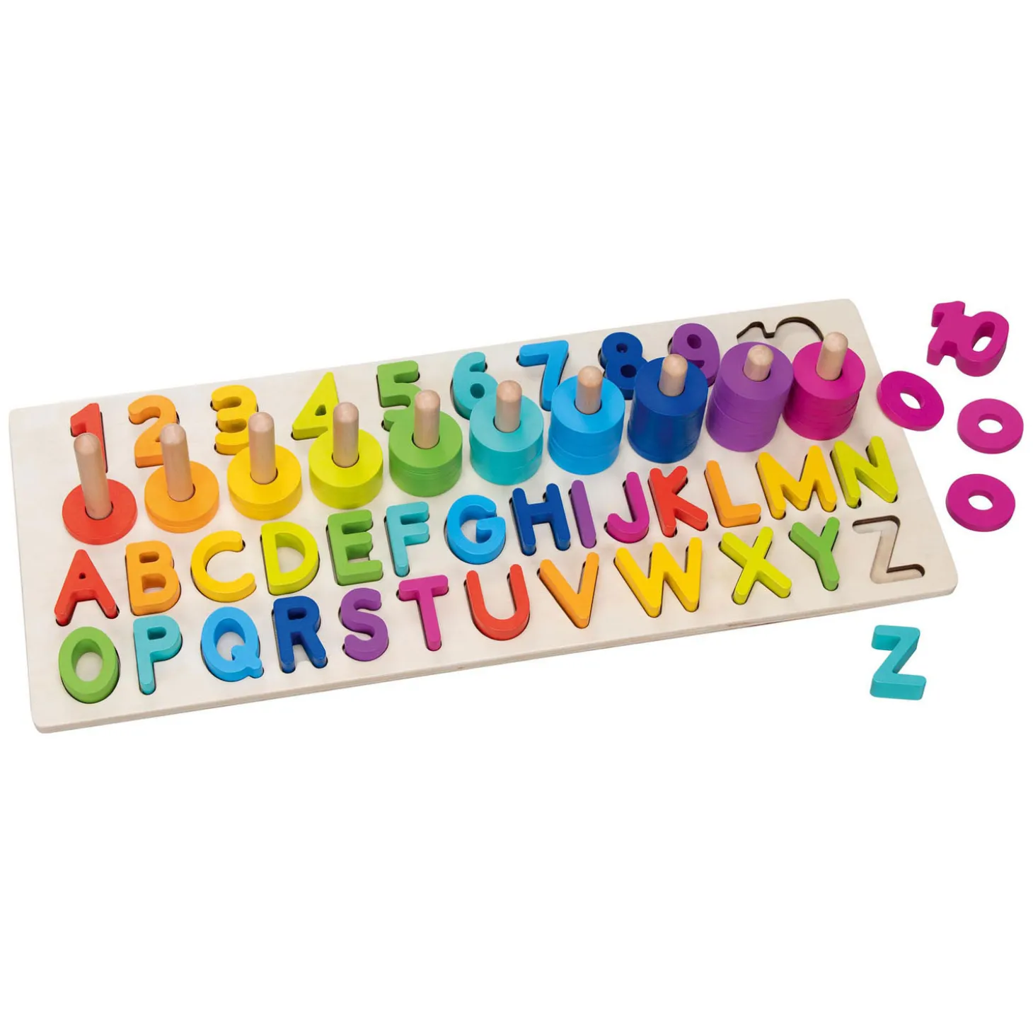 Goki Houten Alfanumerieke Puzzel, 91dlg.