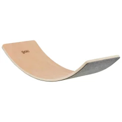 Goki Houten Balansbord Wave met Vilt, 82cm