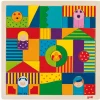 Goki Houten Boerderij Puzzel, 43dlg.