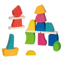 Goki Houten Bouwstenen Creo, 14dlg.