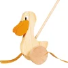 Goki Houten Duwfiguur Pelikaan