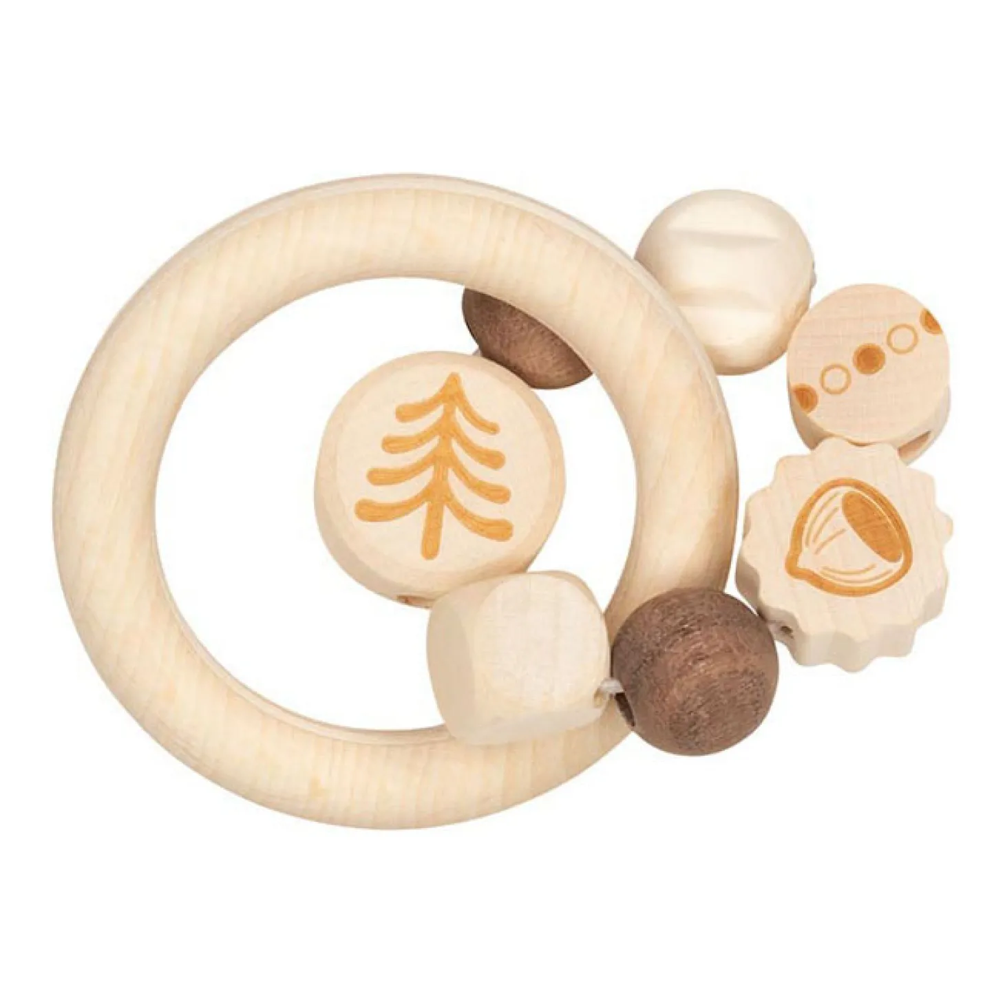 Goki Houten Grijpring Egel