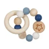 Goki Houten Grijpring Ster Blauw