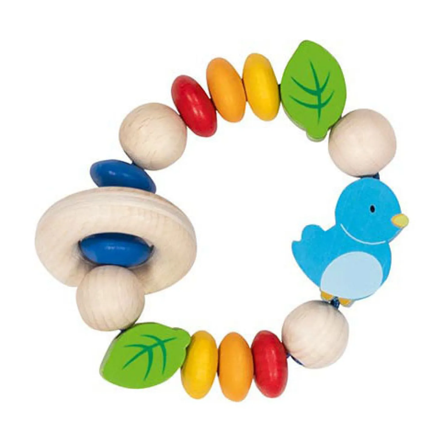 Goki Houten Grijpring Vogel