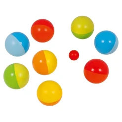 Goki Houten Jeu de Boules Spel met Katoenen Zak, 9dlg.