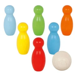 Goki Houten Kegelspel Kleur, 7dlg.