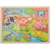 Goki Houten Legpuzzel - Op de Boerderij, 48st.
