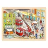 Goki Houten Legpuzzel Brandbestrijding, 96st.