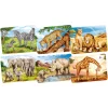 Goki Houten Mini Puzzel - Wilde Dieren 24st.
