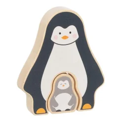 Goki Houten Puzzel Staand Pinguïnt, 2st.