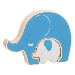 Goki Houten Puzzel Staand Olifant, 2st.