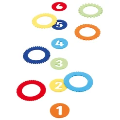 Goki Houten Ringwerpspel met 6 Vilt Ringen