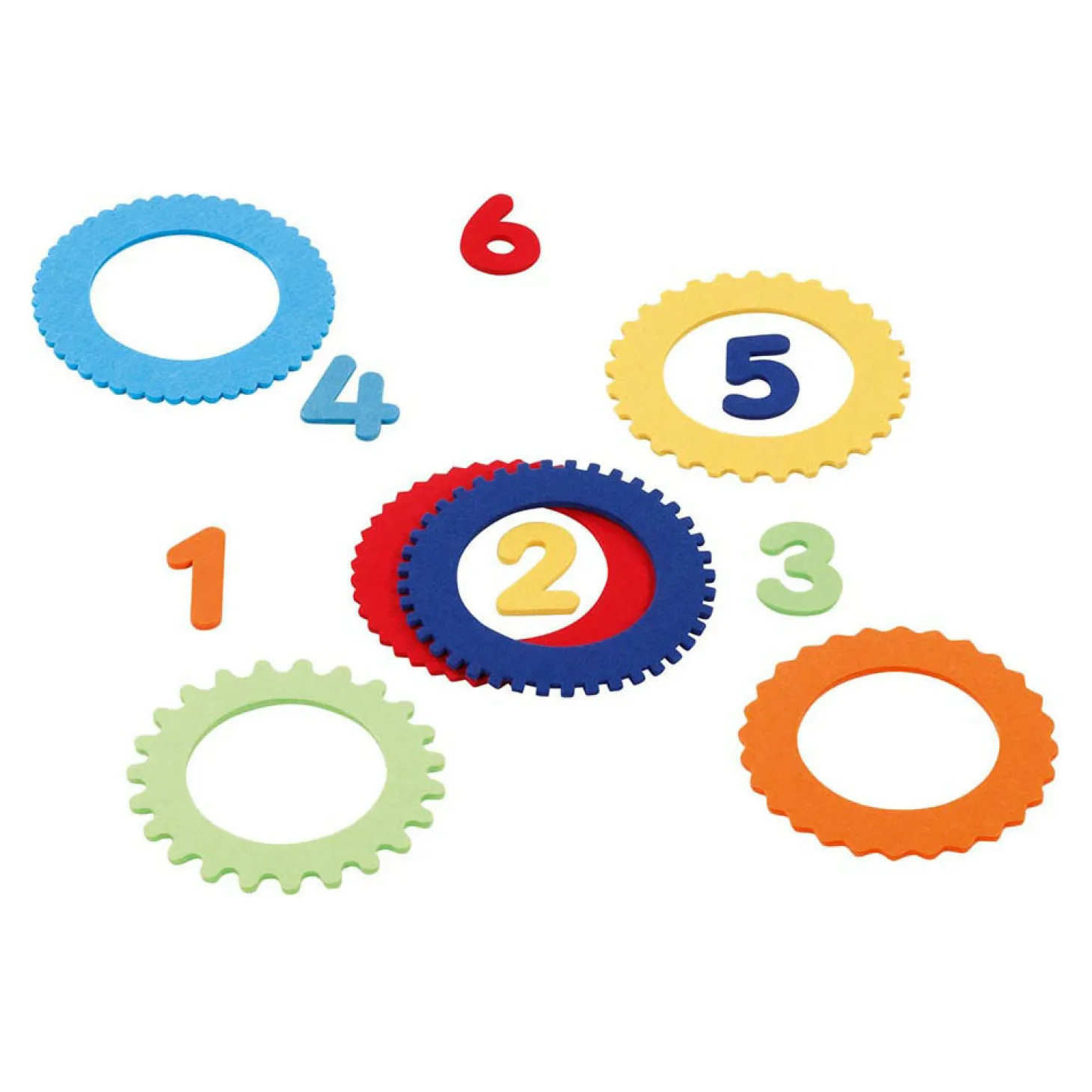 Goki Houten Ringwerpspel met 6 Vilt Ringen