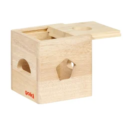 Goki Houten Sorteerkubus met Blokken