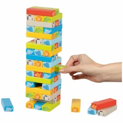 Goki Houten Stapelspel met Diermotieven