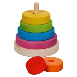 Goki Houten Stapeltoren, 7dlg.