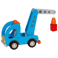 Goki Houten Takelwagen met Aanhanger