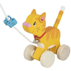 Goki Houten Trekdier Poesje