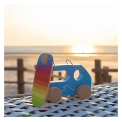 Goki Houten Trekfiguur Surfwagen