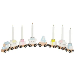 Goki Houten Verjaardagstrein, 10dlg.