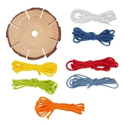 Goki Houten Vlecht Disc Armbanden Maken Knutselset