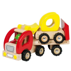 Goki Houten Vrachtwagen Dieplader