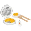 Goki Houten Wafelijzer met Accesoires, 9dlg.