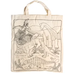 Goki Katoenen Tas - Dinosaurus