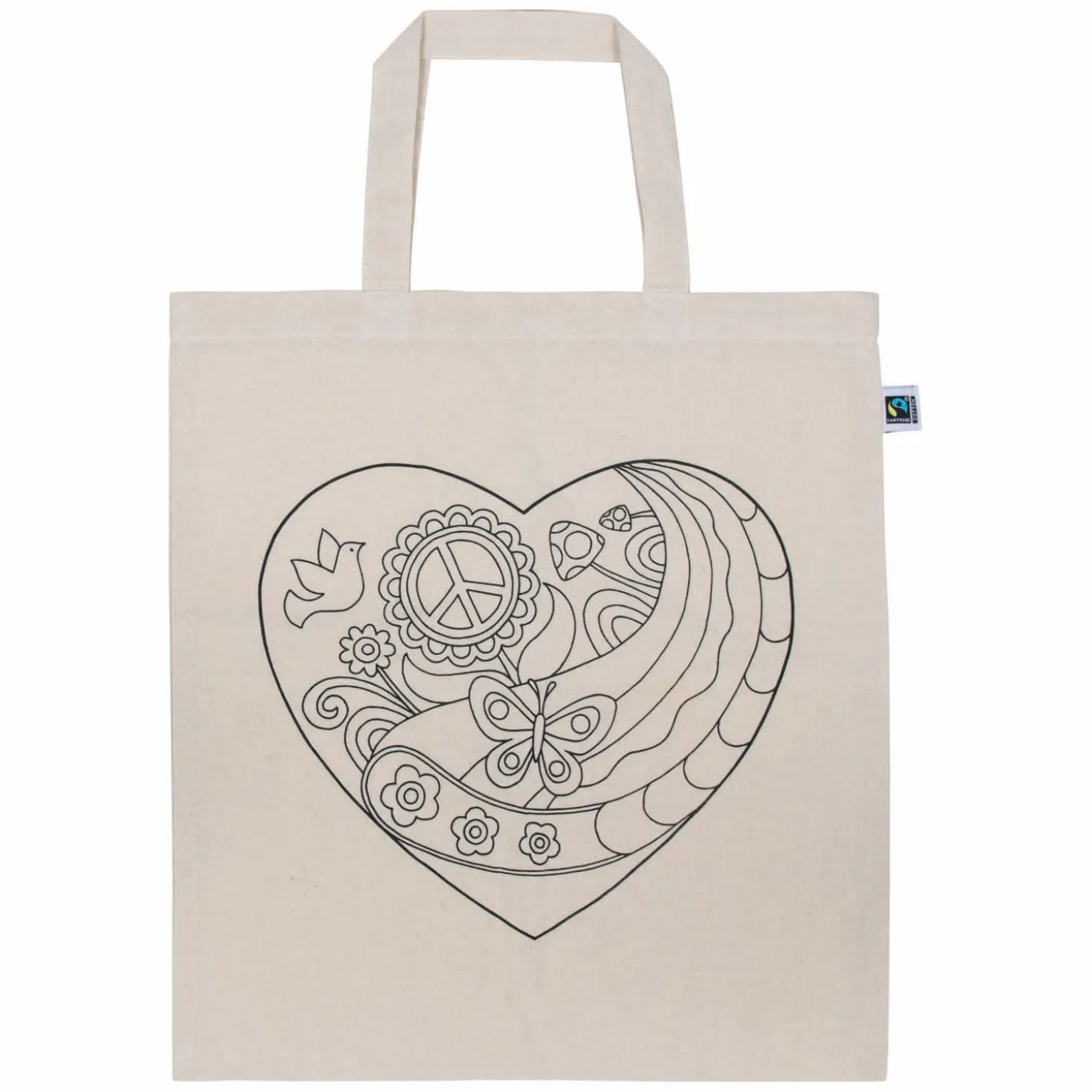 Goki Katoenen Tas Hart