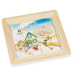 Goki 4-lagen Puzzel Seizoenen, 54st.