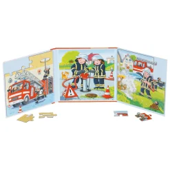 Goki Magnetisch Legpuzzelboek Brandweer, 40st.