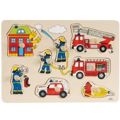 Goki Noppenpuzzel Brandweer
