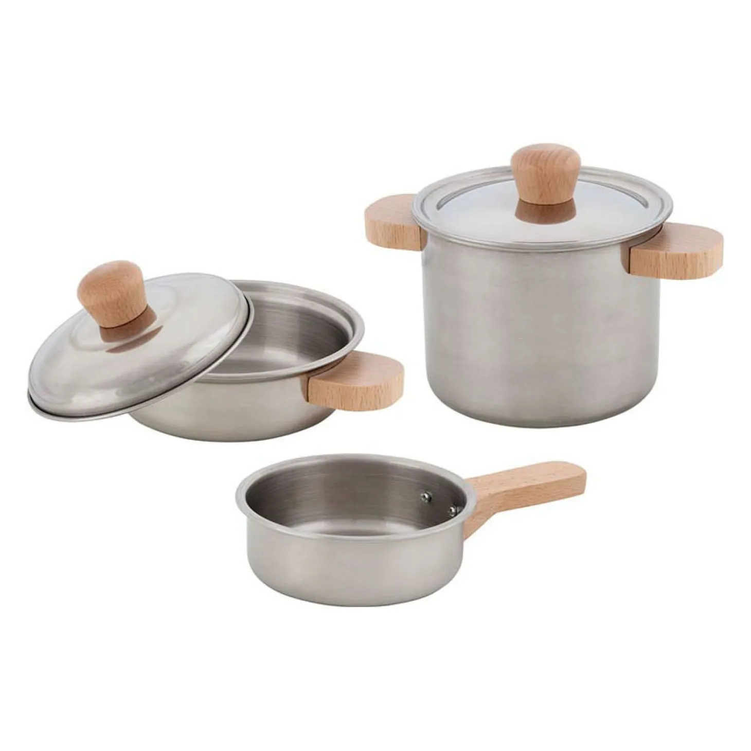 Goki Pannen Kookset Metaal, 5dlg.