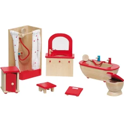 Goki Poppenhuis Meubeltjes Badkamer