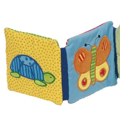 Goki Stoffen Boekje met Rammelaar, Knisperfolie en Pieper