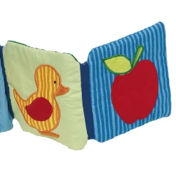 Goki Stoffen Boekje met Rammelaar, Knisperfolie en Pieper