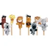 Goki Vingerpopje Wilde Dieren, set van 8