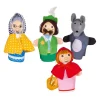 Goki Vingerpoppen Roodkapje, 4st.