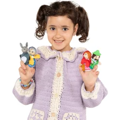 Goki Vingerpoppen Roodkapje, 4st.