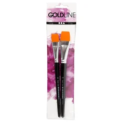 Gold Line Penselen Plat, 2st.