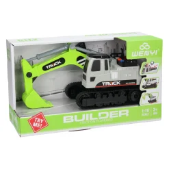 Graafmachine met Rupsbanden met Licht en Geluid