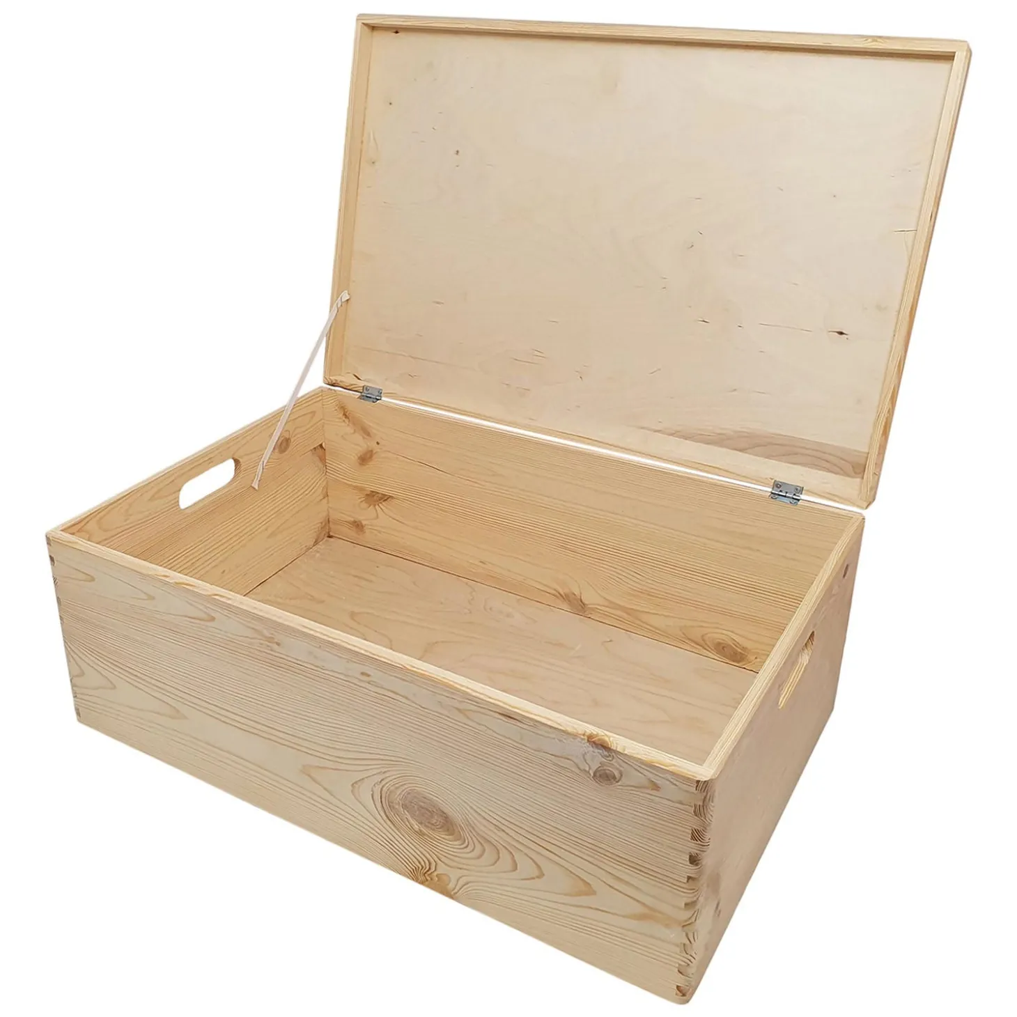 Grenen Opbergkist met Klepdeksel (40x30x23cm)