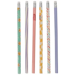 Grijze HB Potloden Print, 6st.