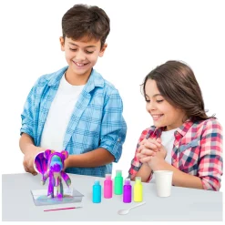 Grote Marmeren Look Beer Gietset - incl 5 Neon verfkleuren