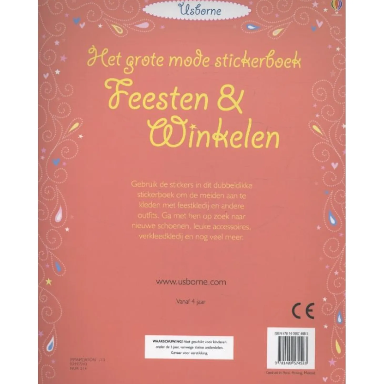 Grote Mode Stickerboek - Feesten & Winkelen (700 stickers)