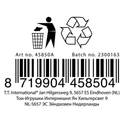 Haarlok Haarclip met Hartjes, 6st.