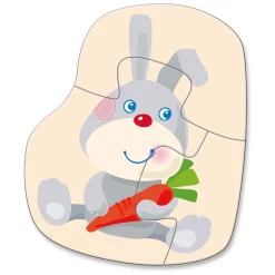 Haba 4 Eerste Puzzels Jonge Dieren