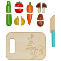Haba Creative Play - Groenteset met Snijplank en Mes