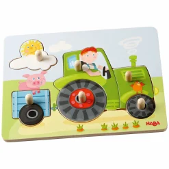 Haba Houten Inlegpuzzel Peter's Boerderij, 6st.