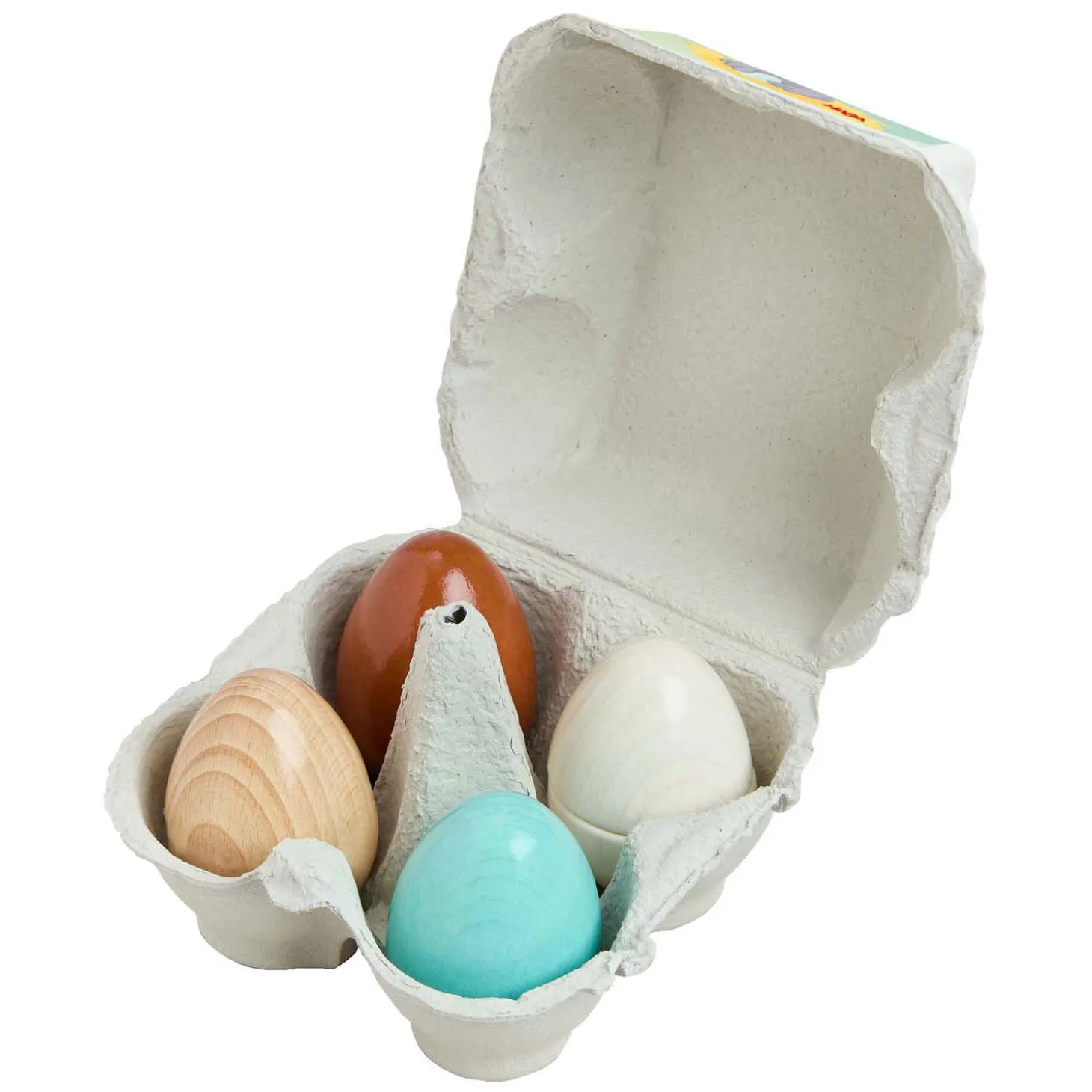 Haba Houten Speeleieren in Eierdoos, 6dlg.
